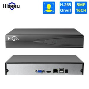 BGCamera Bulgaria Hiseeu H.265 16CH CCTV NVR Мрежов Видео Рекордер